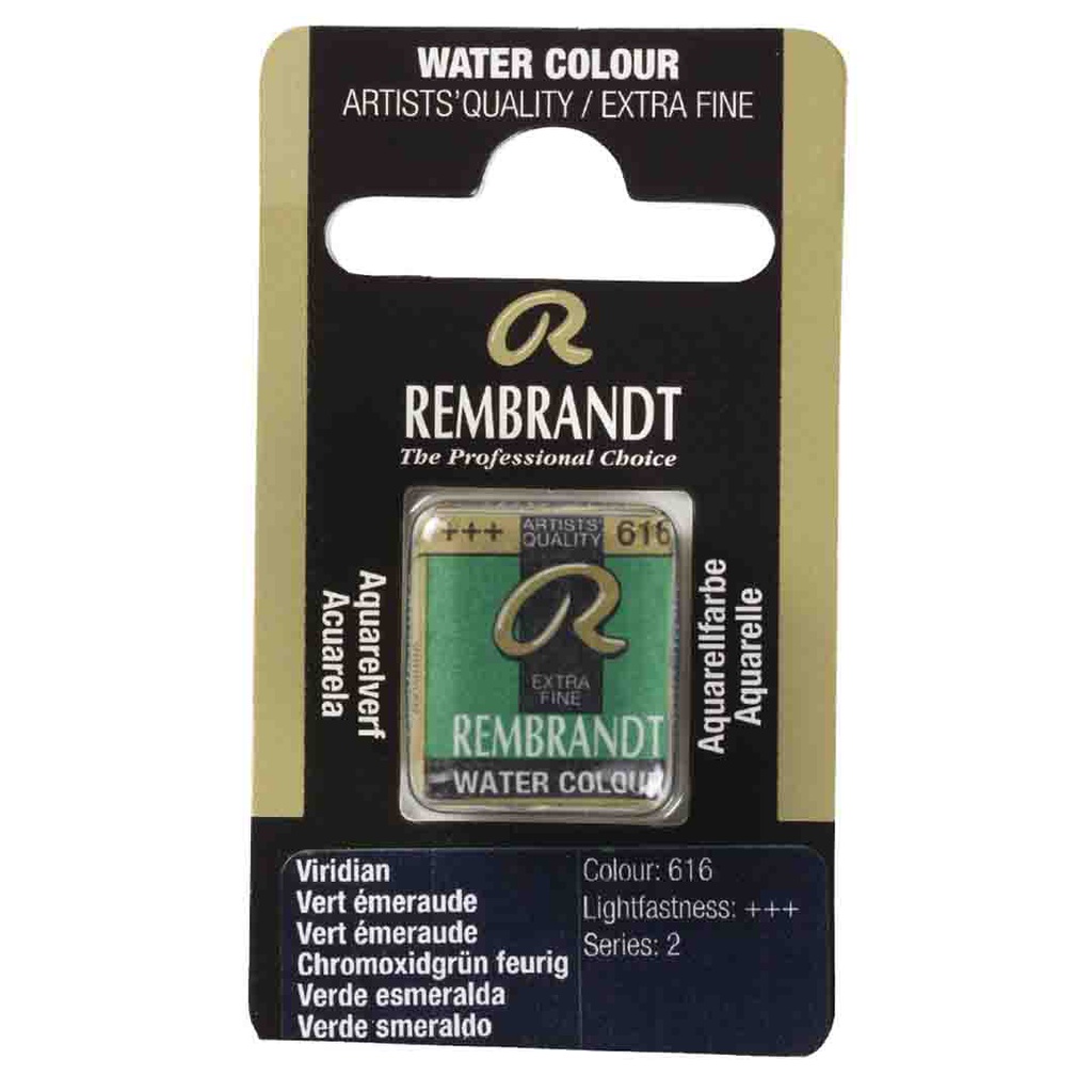 Rembrandt water color   pan  VIRIDIAN