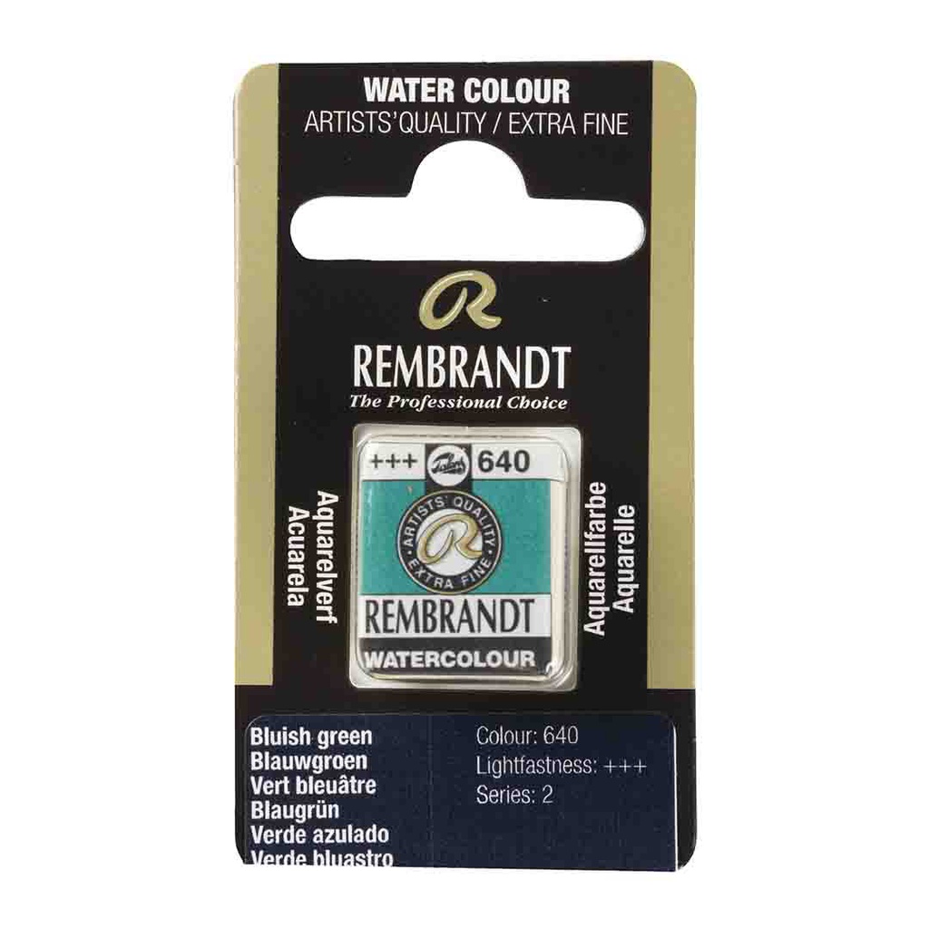 Rembrandt water color   pan  BLUISH GREEN