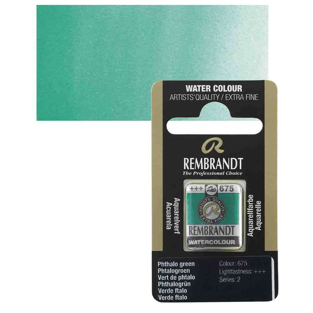 Rembrandt water color   pan  PHTH.GREEN