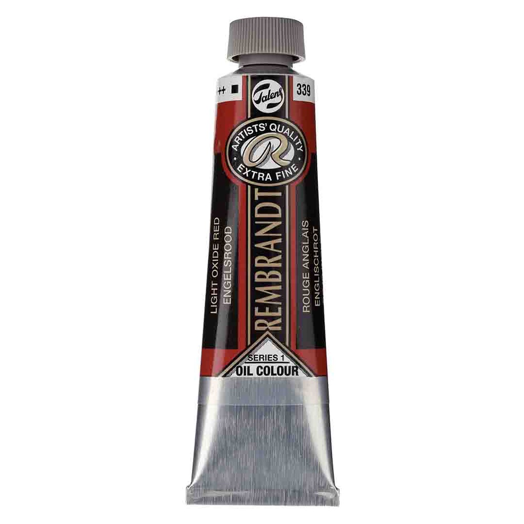 Rembrandt oil color 40ML LT OXIDE RED