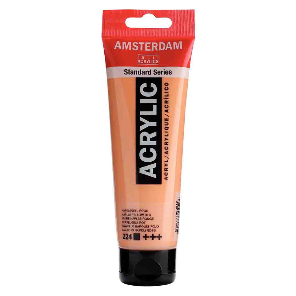 Amsterdam acrylic color  120ML NAPL.YLW RED