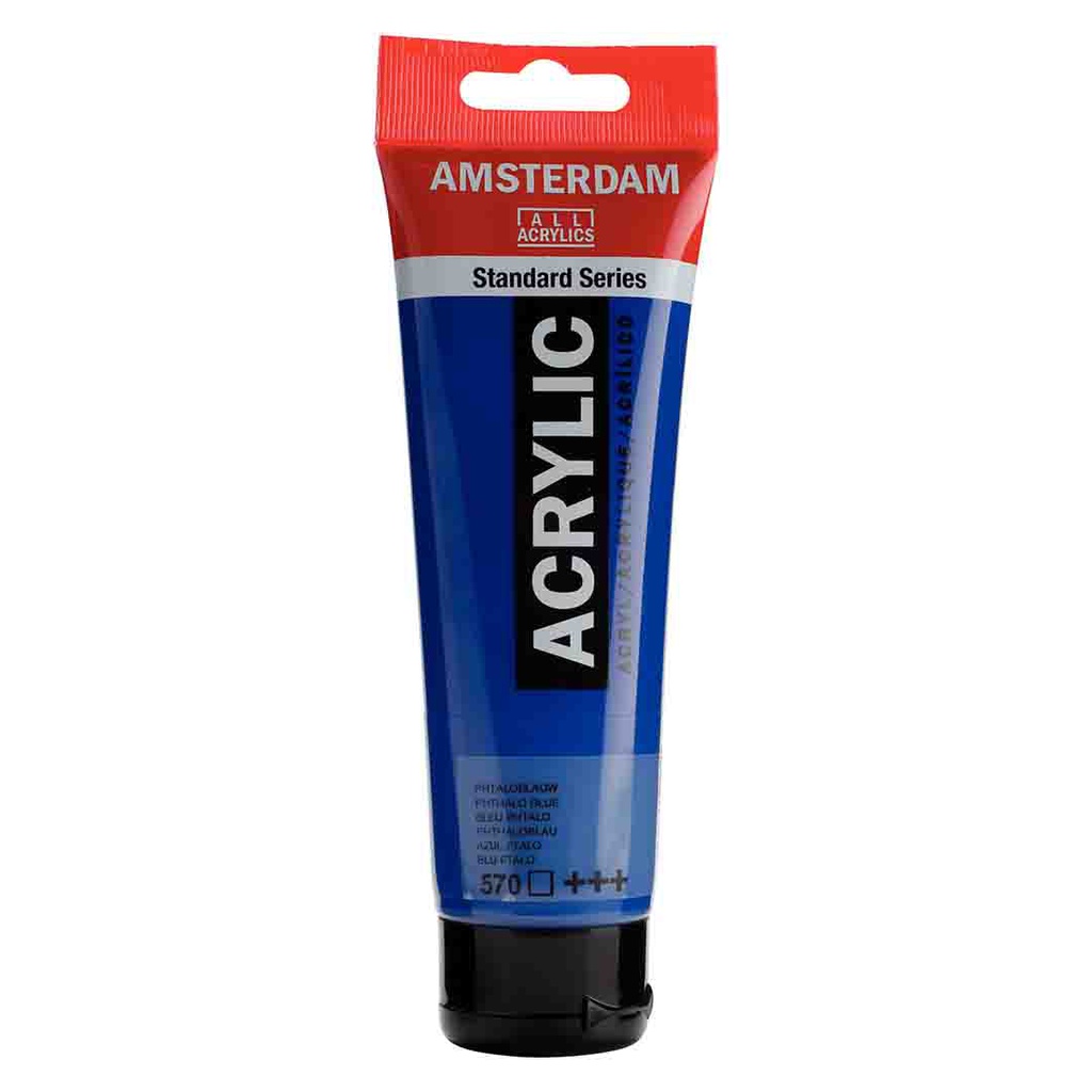 Amsterdam Acrylic color 120ml  PHTHALO BLUE