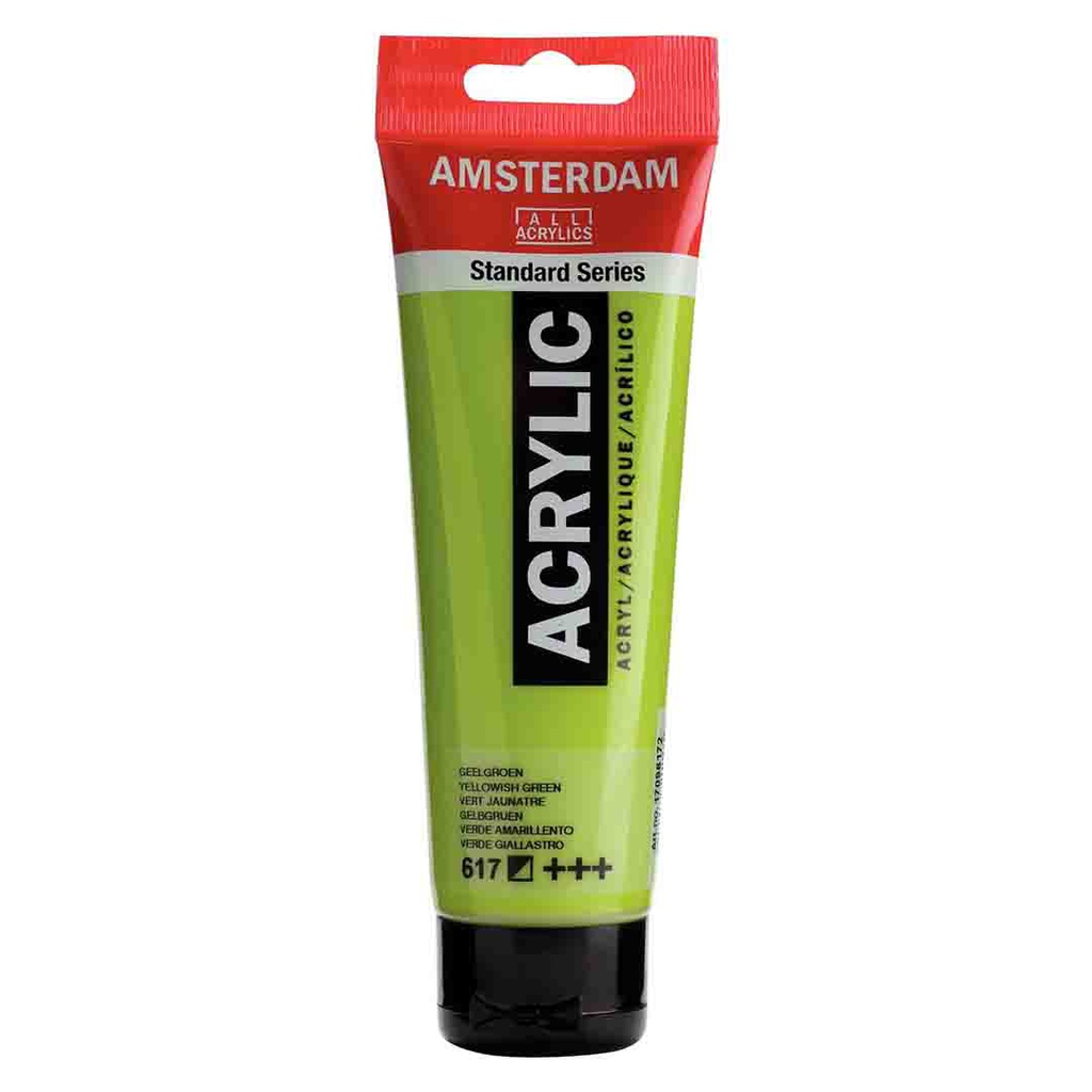 Amsterdam acrylic color  120ML YLWISH GREEN