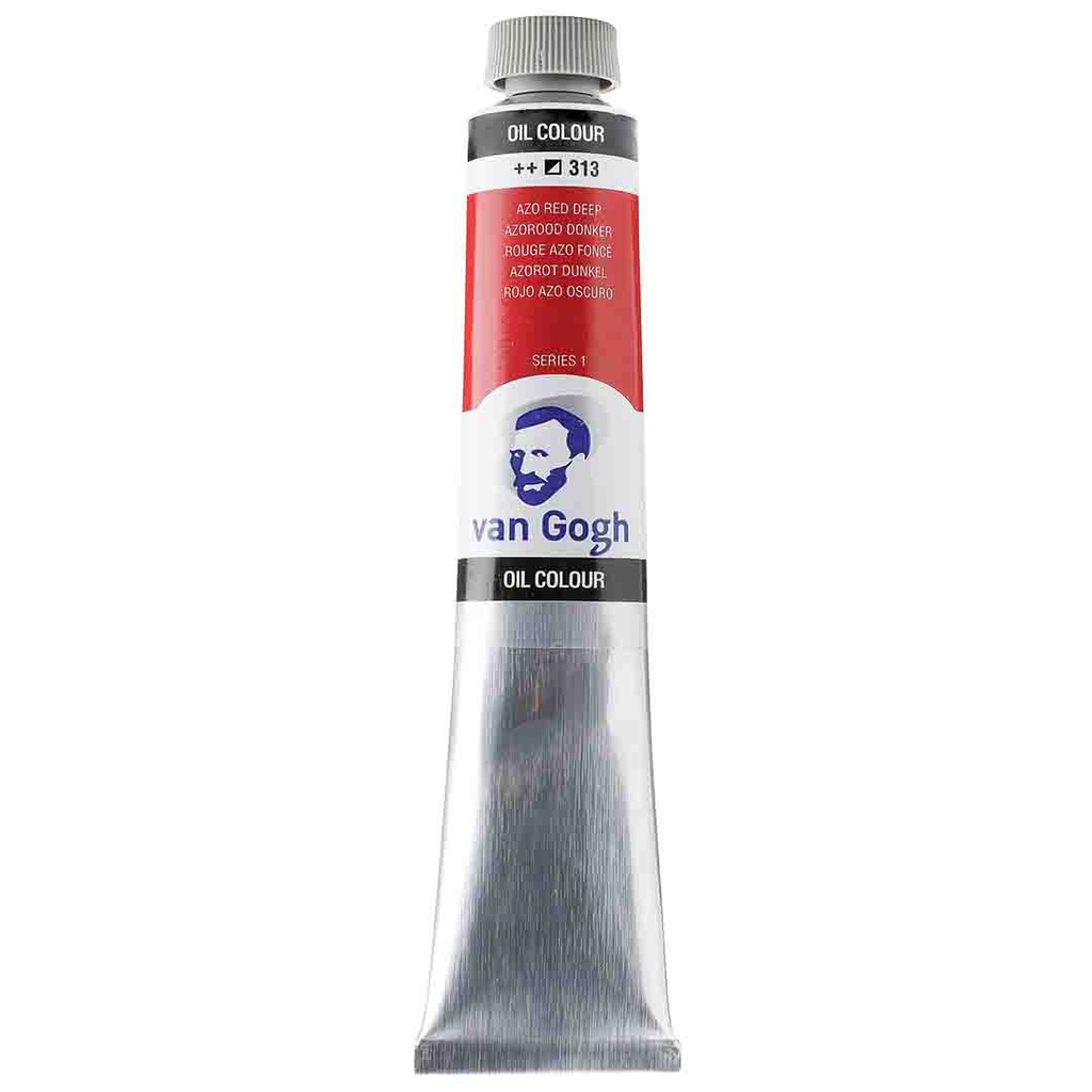 الوان زيتية عالية الجودة من فان جوخ 60 ملي انبوب Azo Red Deep 313