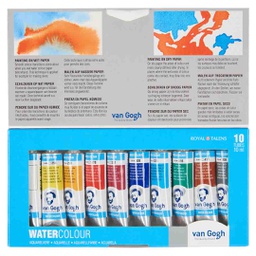 [20820110] Van Gogh water color set  cardboard 10X10ML