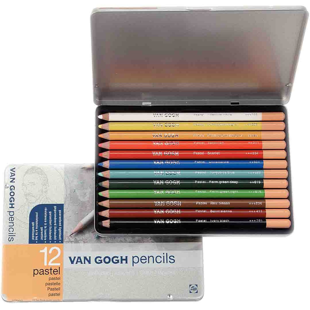 Van Gogh PASTEL PENC.set METAL 12