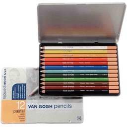 [97750012] Van Gogh PASTEL PENC.set METAL 12