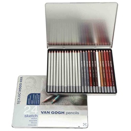 [97760024] Van Gogh sketch pencil set complete 24