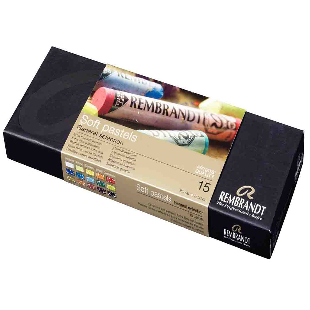 Rembrandt soft pastels  set CARDBOARD 15