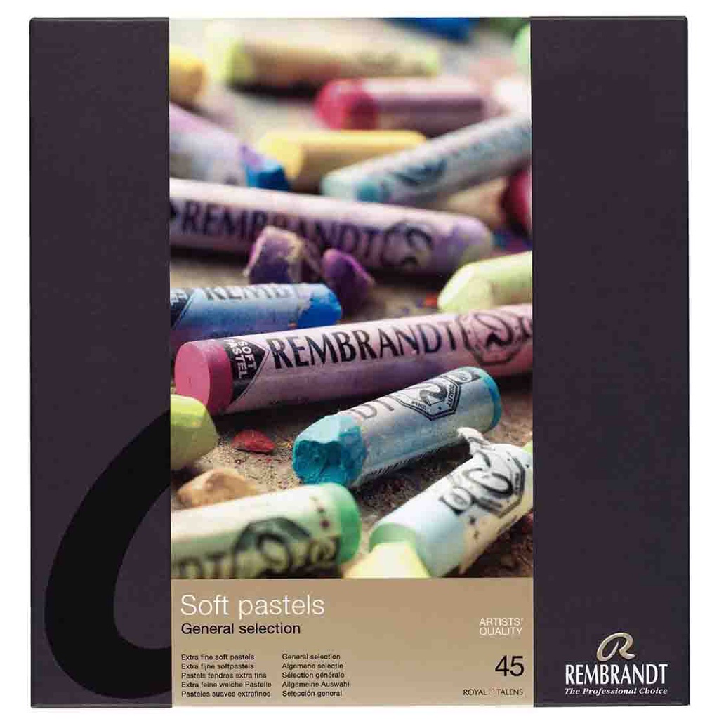 Rembrandt soft pastels  set CARDBOARD 45