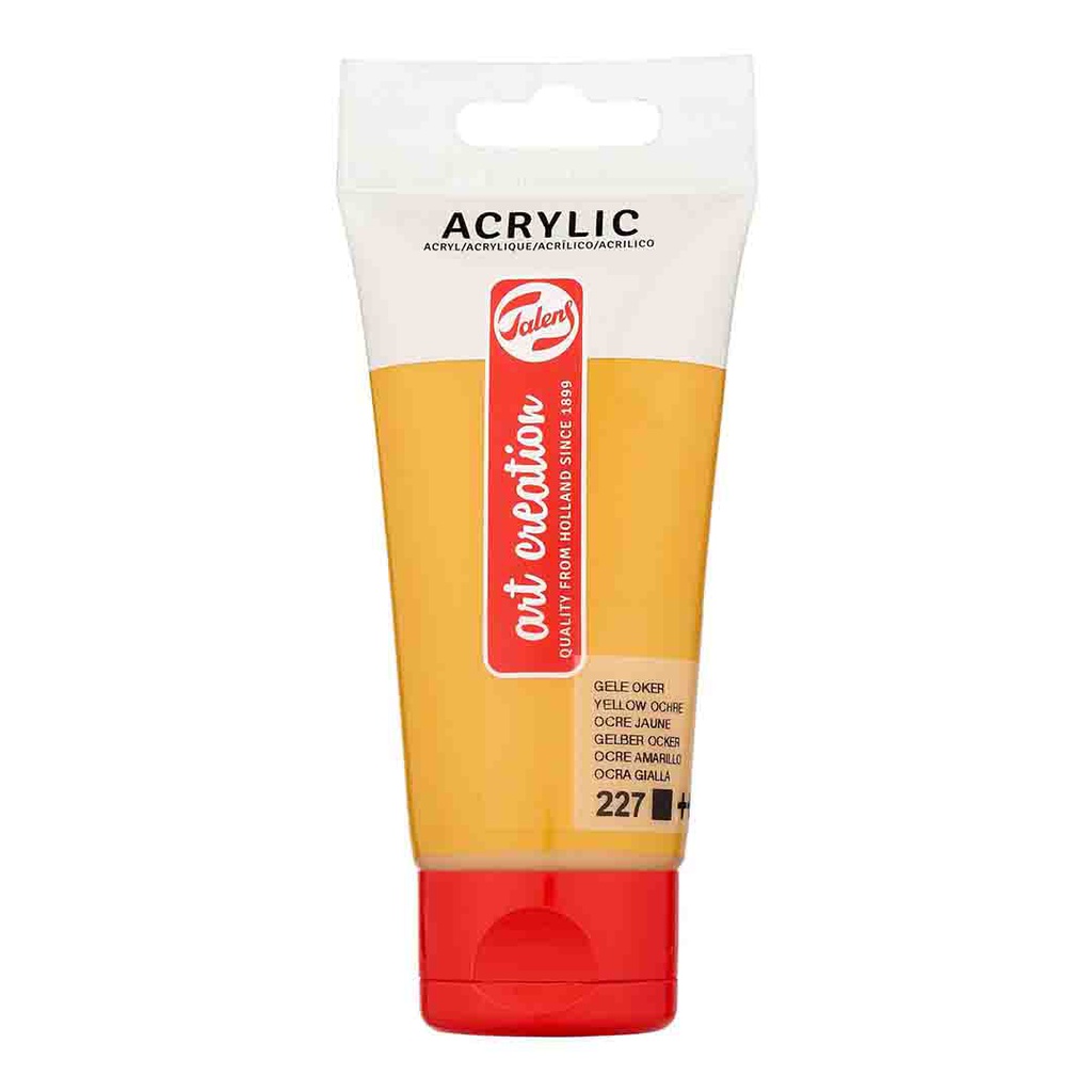 الوان اكريلك ارت كريشين الهولندية 75 مل YELLOW OCHRE