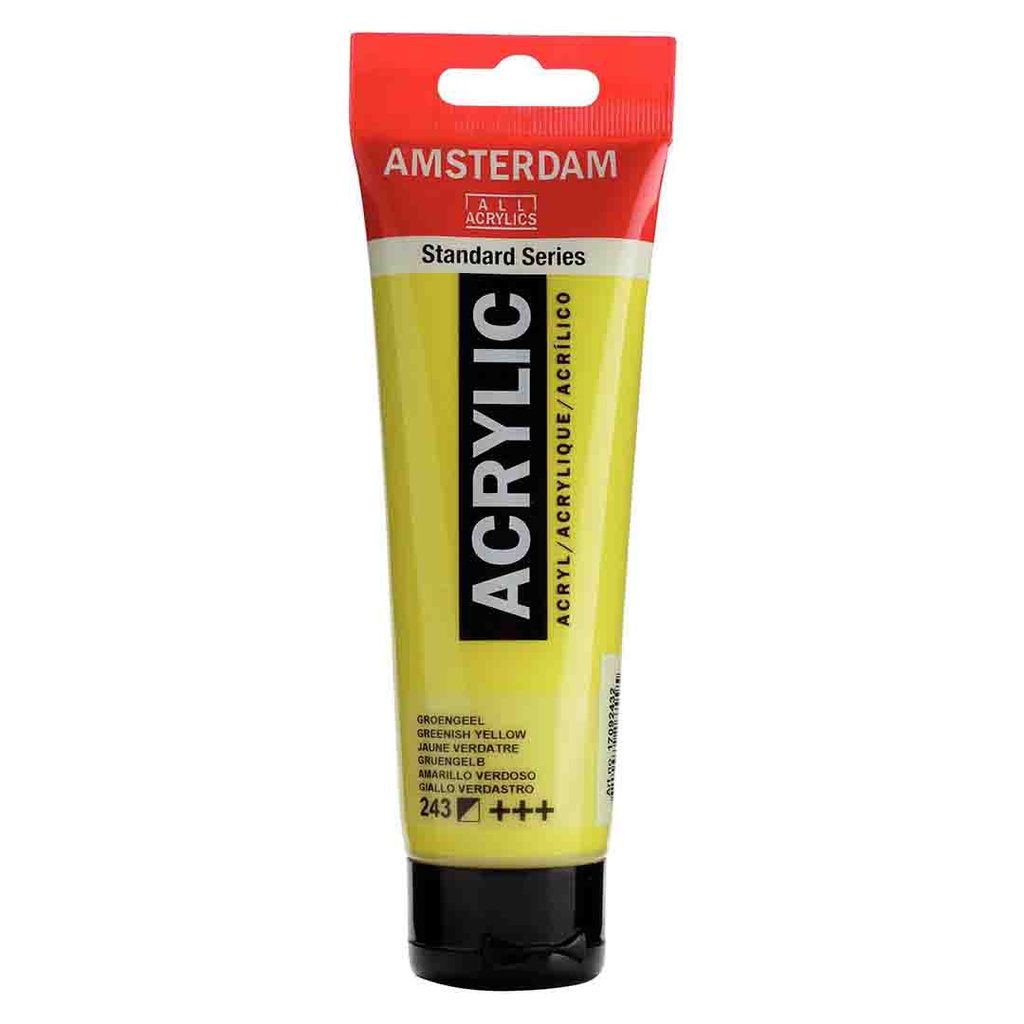 Amsterdam acrylic color  120ML GREENISH YLW