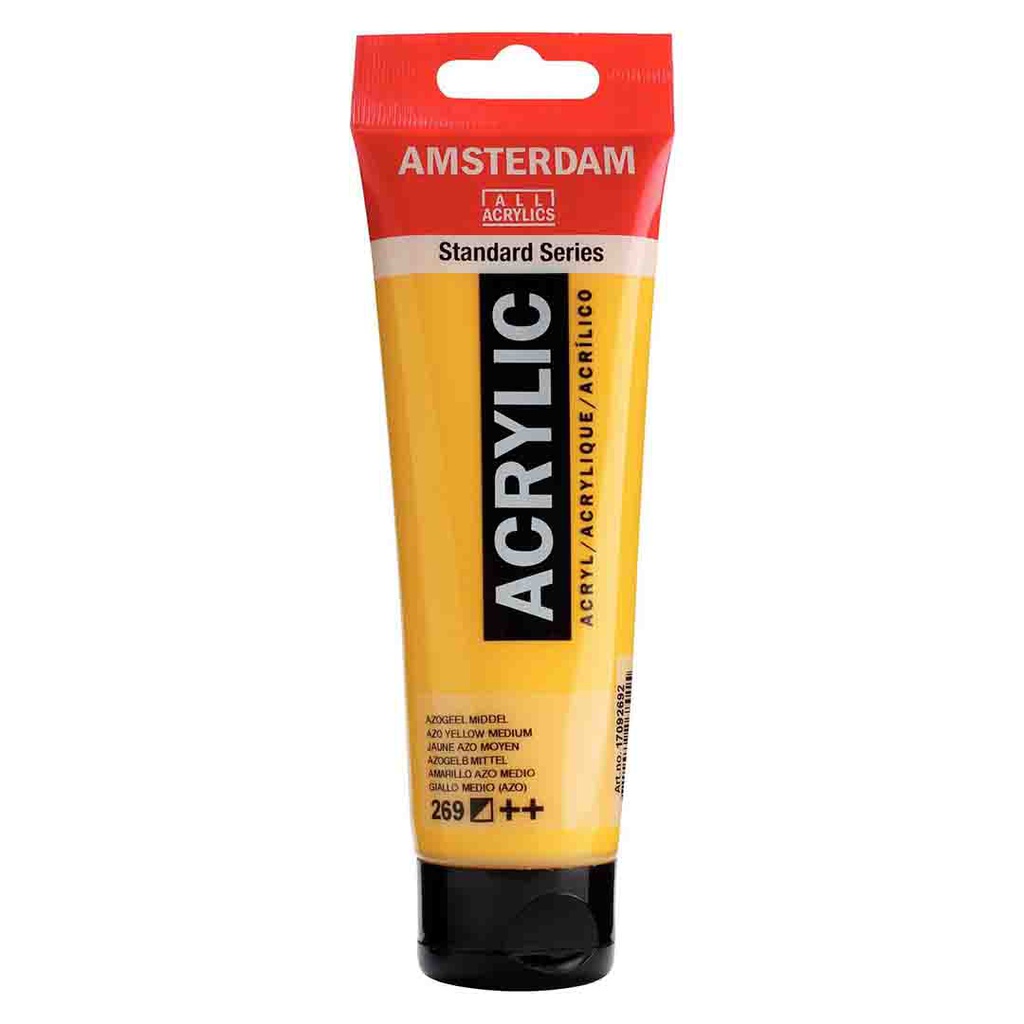 Amsterdam acrylic color  120ML AZO YELLOW MED