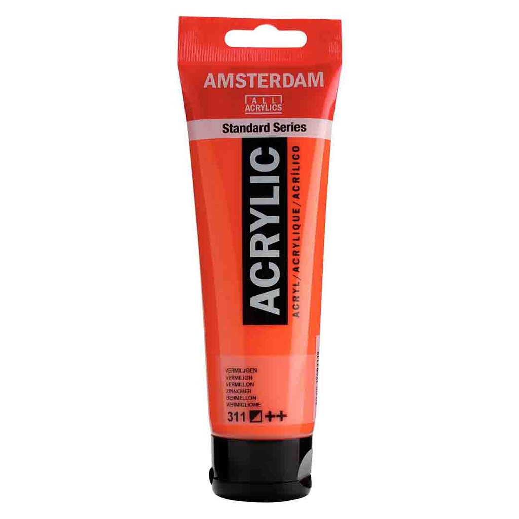 Amsterdam acrylic color  120ML VERMILION