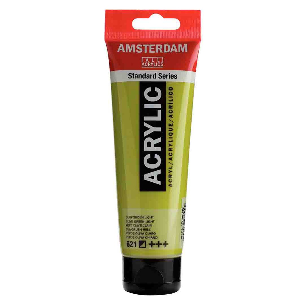 Amsterdam acrylic color  120ML OLIVE GREEN LT