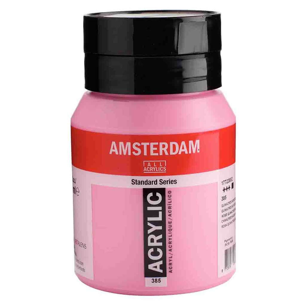 Amsterdam acrylic color  500ML QUINACRIDONE ROSE lt