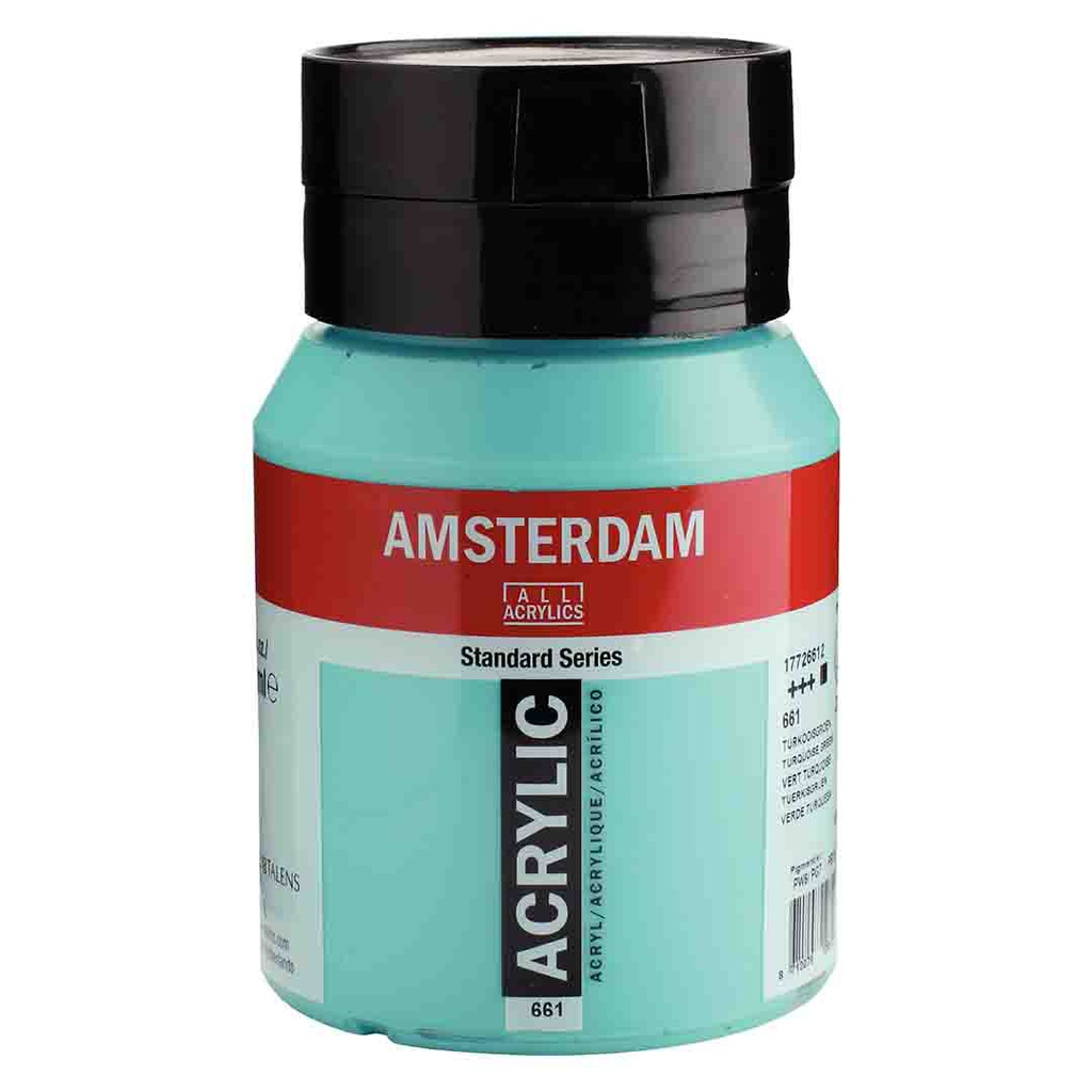 Amsterdam Acrylic color 500ml Turquoise Green