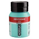 الوان اكريلك ماركة امستردام الهولندية عالية الجودة والمعان والتماسك 500 مل Turquoise Green