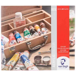 [22840513]  Van Gogh Acrylic color wood box 10*40ml
