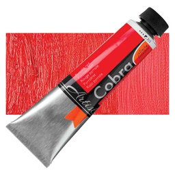 [21053150] الوان زيتية مائي من شركة كوبرا هولندية 40 مل قابل للخلط بالماء  PYRROLE RED