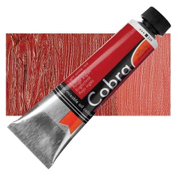 [21053390] الوان زيتية مائي من شركة كوبرا هولندية 40 مل قابل للخلط بالماء  LT OXIDE RED