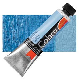 [21055170] الوان زيتية مائي من شركة كوبرا هولندية 40 مل قابل للخلط بالماء  KINGS BLUE