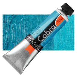 [21055220] الوان زيتية مائي من شركة كوبرا هولندية 40 مل قابل للخلط بالماء  TURQ.BLUE