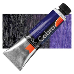 [21055680] الوان زيتية مائي من شركة كوبرا هولندية 40 مل قابل للخلط بالماء  PERM.BLUE VIOL
