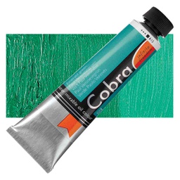 [21056150] الوان زيتية مائي من شركة كوبرا هولندية 40 مل قابل للخلط بالماء  EMERALD GREEN