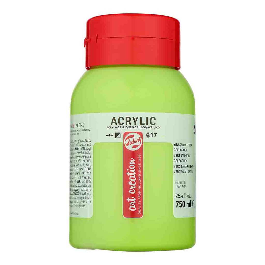 Art Creation acrylic color 750ML yellowISH GREEN