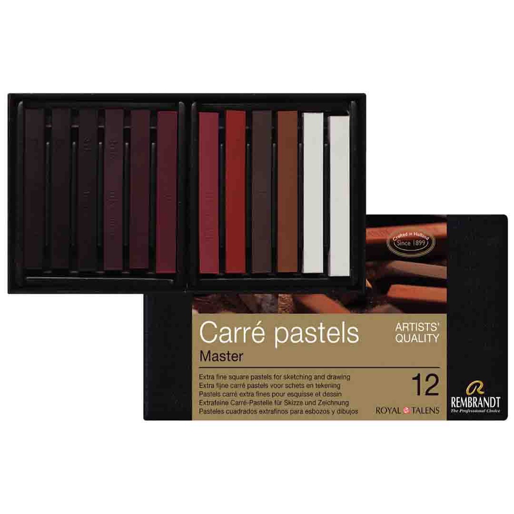 Rembrandt  carre pastels  MASTER set 12#