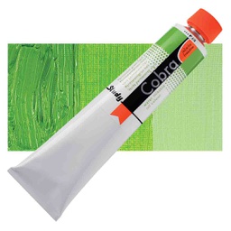 [25056180] الوان زيتية مائي من شركة كوبرا هولندية 40 مل قابل للخلط بالماء   Permanent Green Light 618