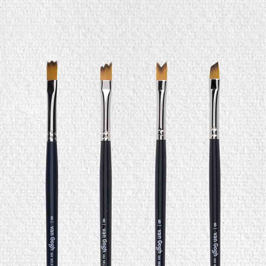 Van Gogh Oil and Acrylic Brush set 4 FSC 