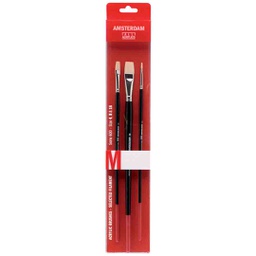 [90960092] فرش رسم من امستردام  Series 600 Set M (4-8-16 مل) - Synthetic Flat