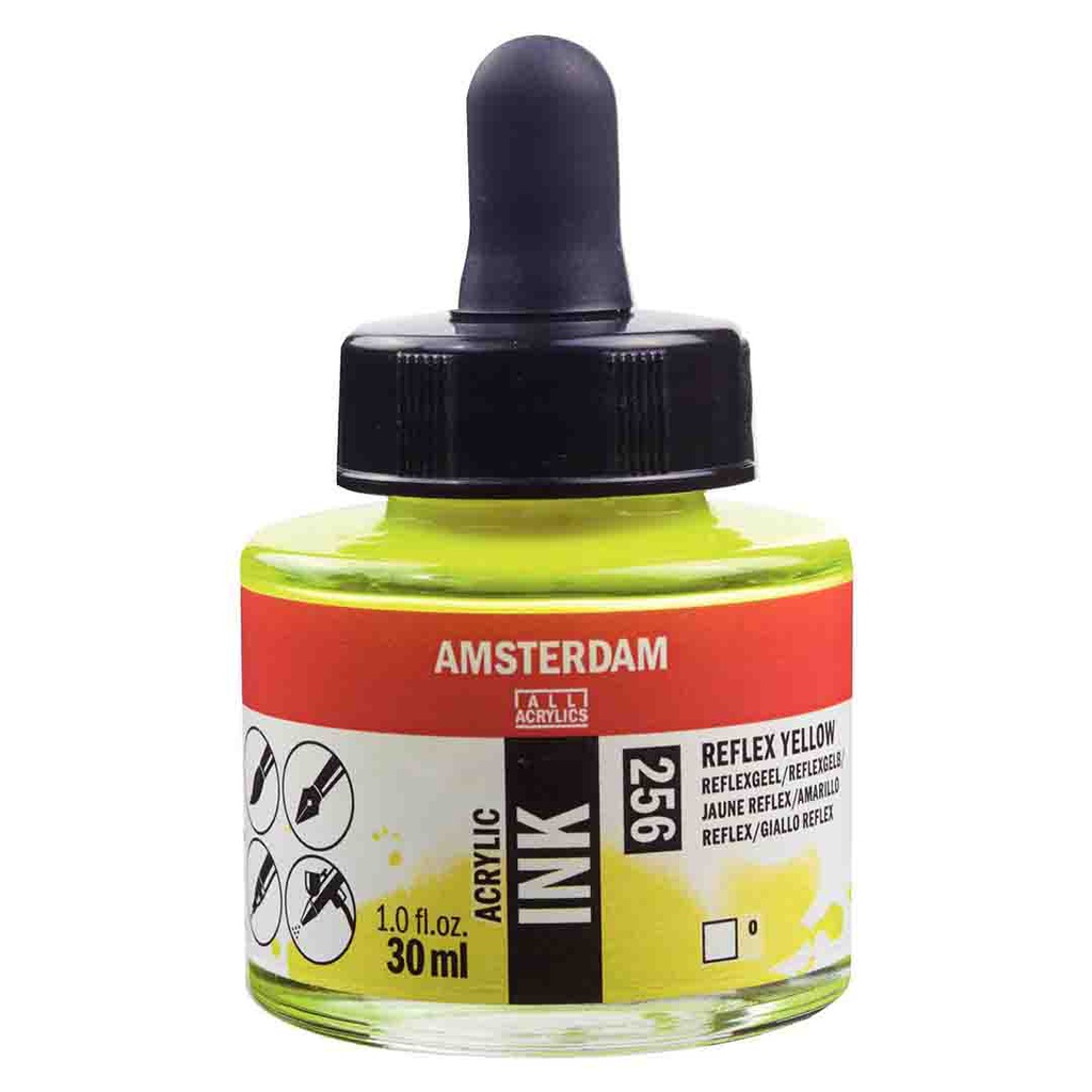 Amsterdam acrylic color  INK 30ML REFLEX YELLOW