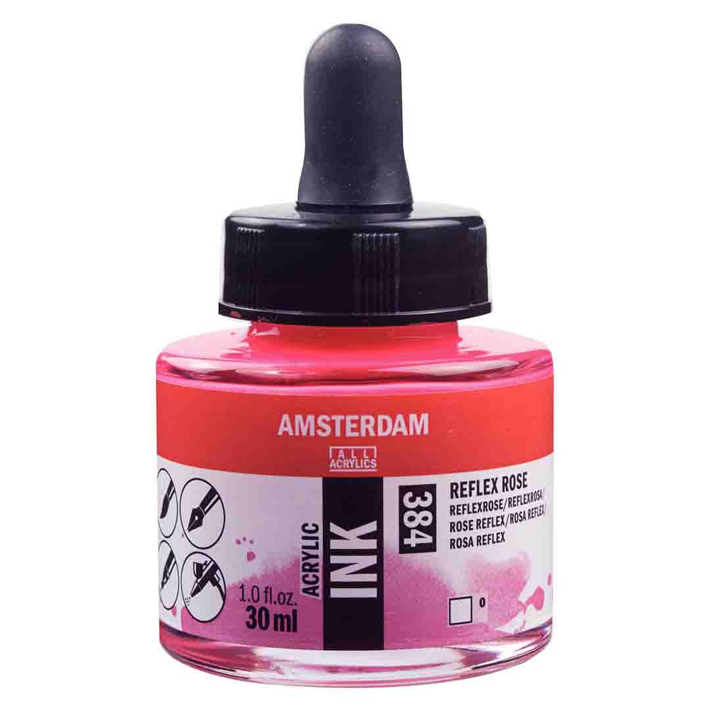 Amsterdam Acrylic ink  30ML REFLEX ROSE
