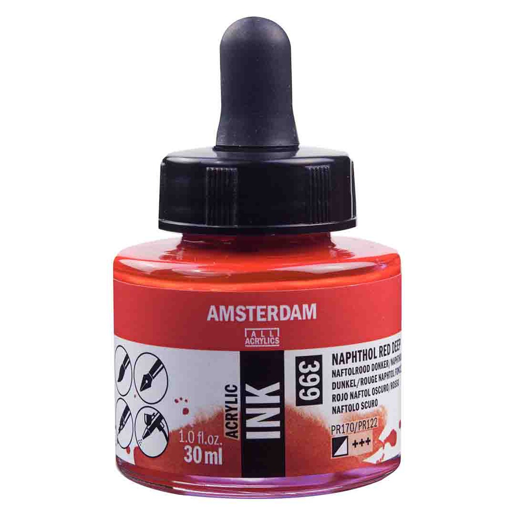 Amsterdam acrylic color  INK 30ML NAPH.RED DP