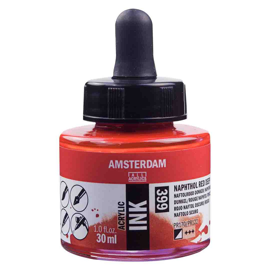 Amsterdam acrylic color  INK 30ML NAPH.RED DP