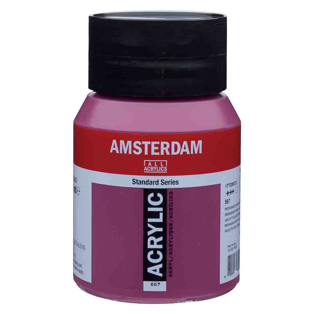 Amsterdam Acrylic color 500ml    PERM.RED VIOL