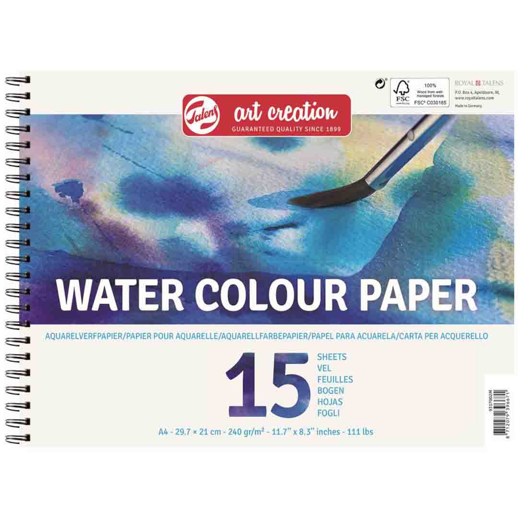 Art Creation sketch book water color paper A4 240G FSCM80