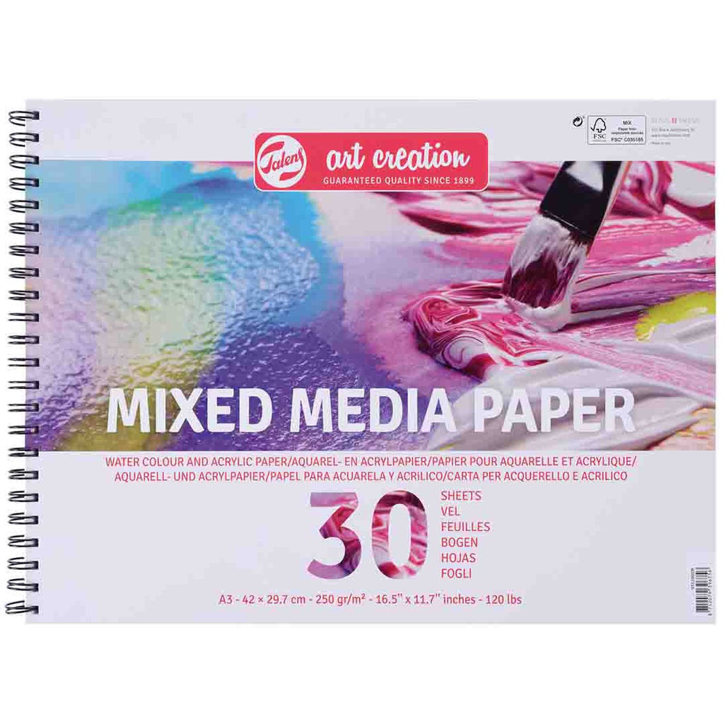 Art Creation mixed media paper A3 250G FSC-MIX
