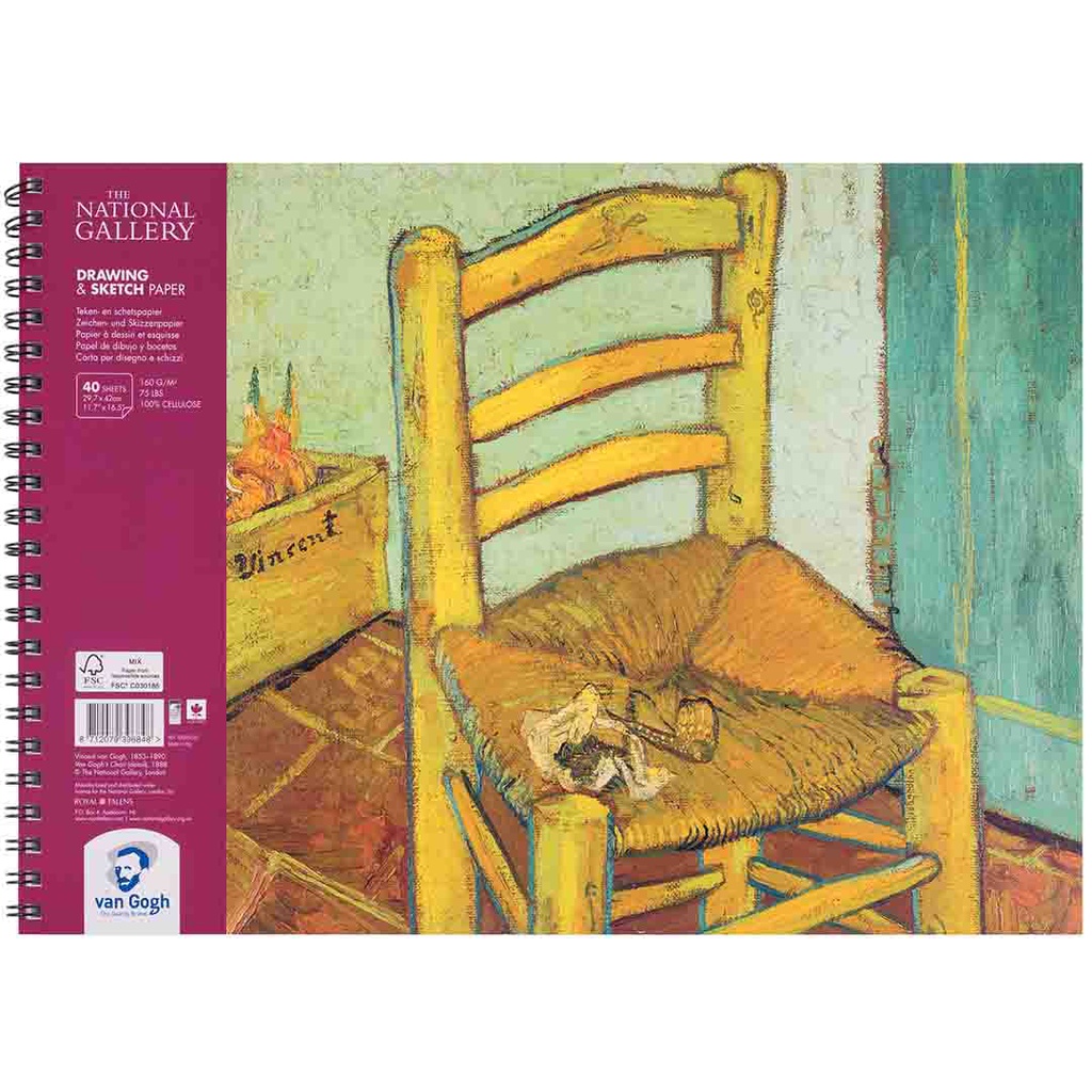 Van Gogh sketch book  160g  A3