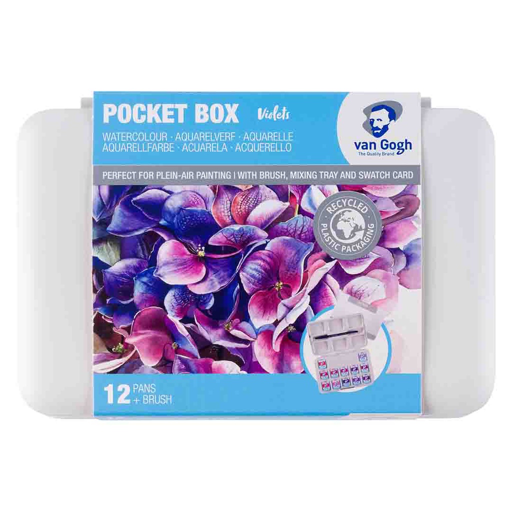 Van Gogh pocketbox PINKS + VIOLETS