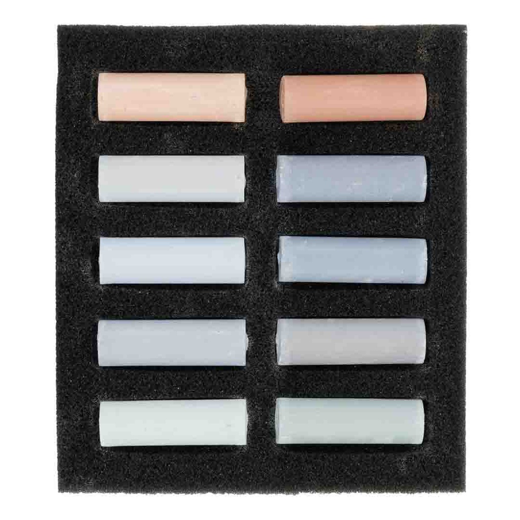 Rembrandt soft pastels  set GREY TONES 10.5