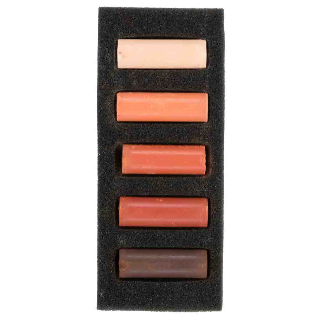 Rembrandt soft pastels  set BURNT SIENNA 5.5