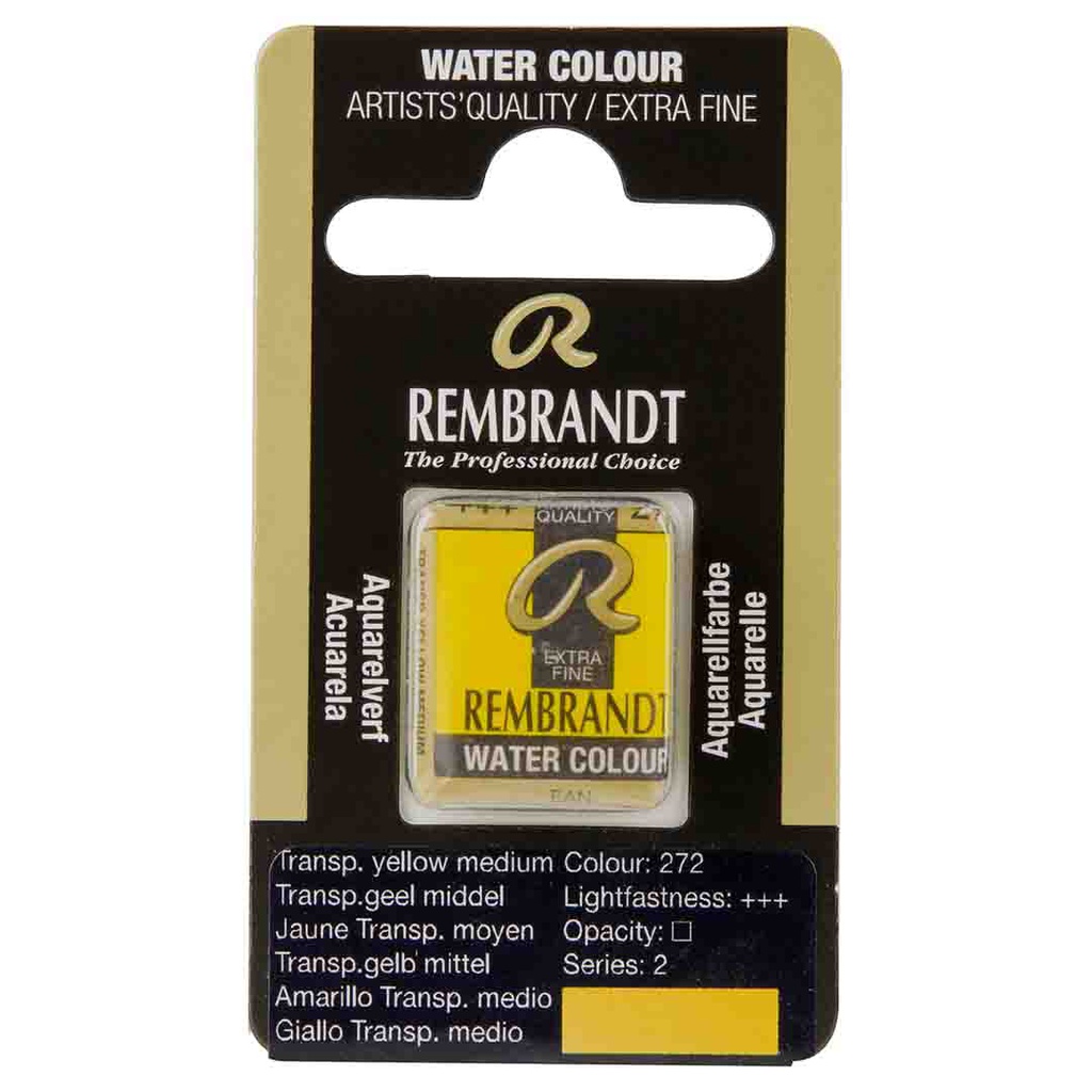 Rembrandt water color   pan  TRANSP.YLW MED