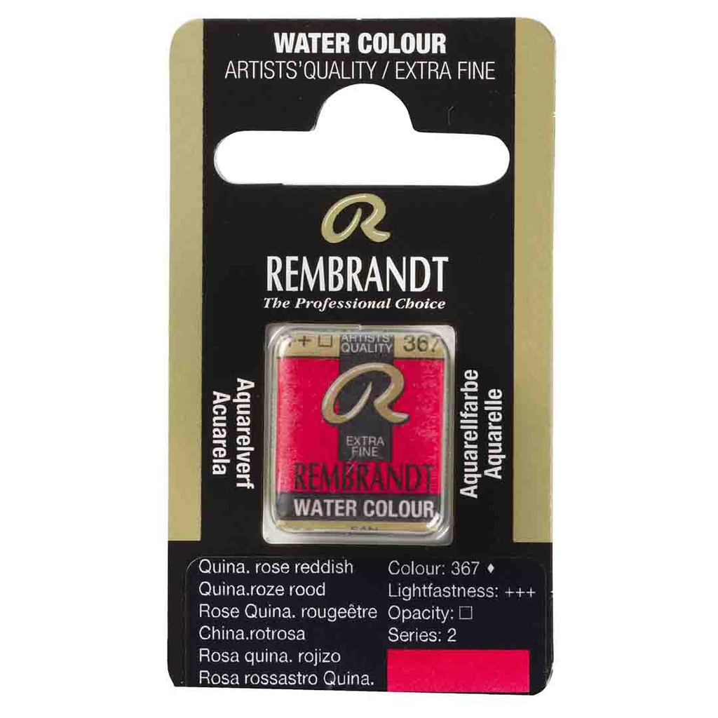 Rembrandt water color   pan  QUINAROSE REDDISH