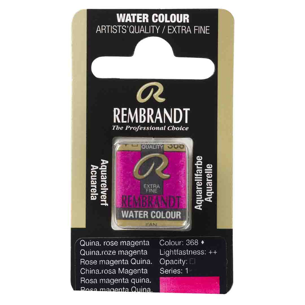 Rembrandt water color   pan  QUINAROSE MAGENTA