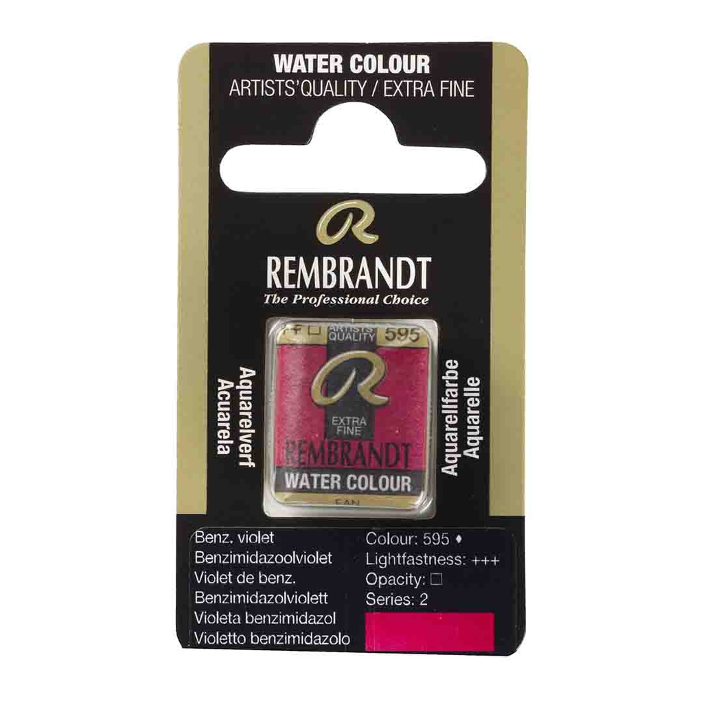 Rembrandt water color   pan  BENZ.VIOLET