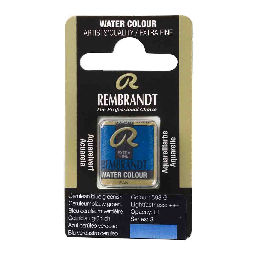 Rembrandt water color   pan  CERUL.BLUE GREENISH